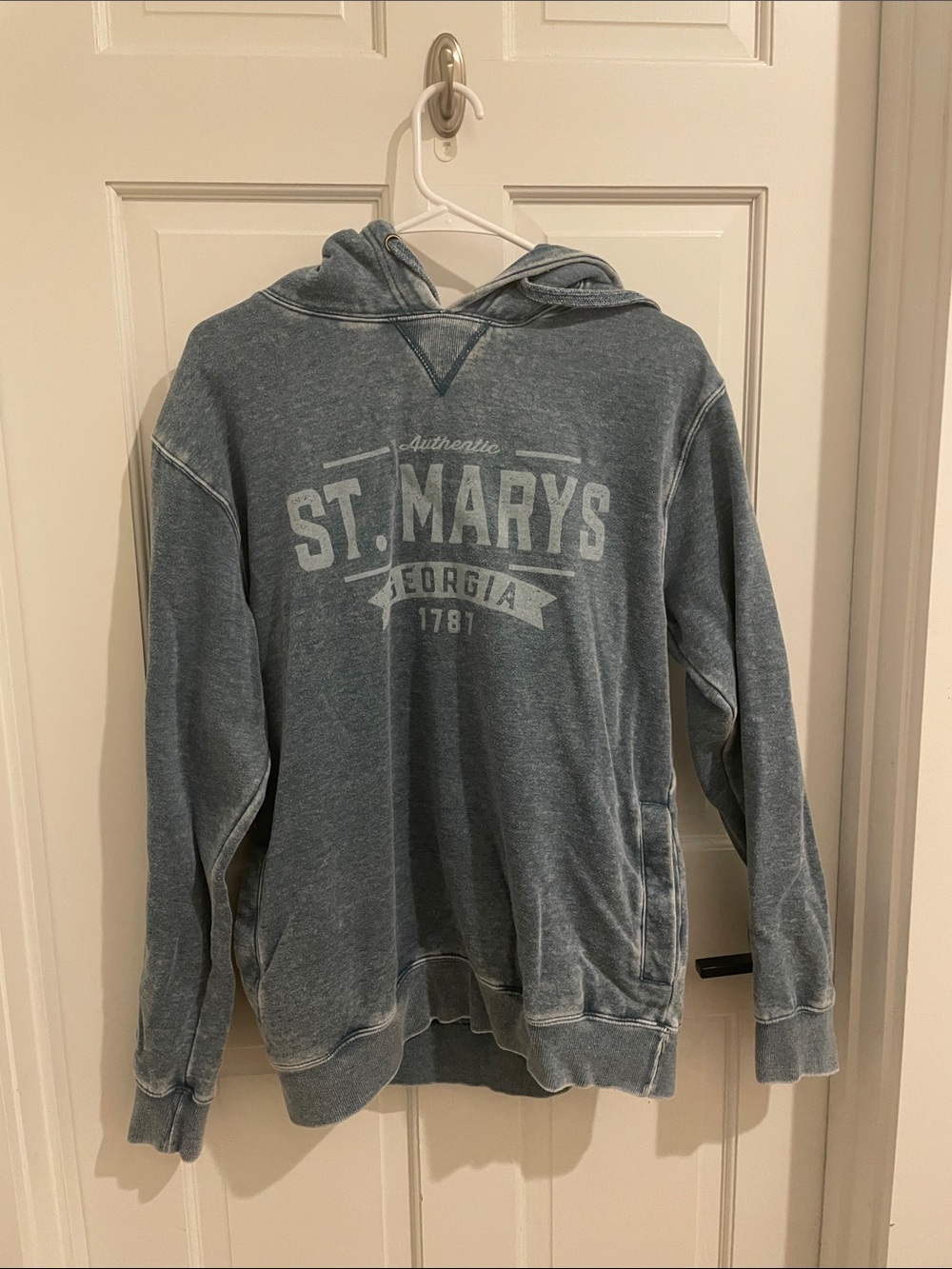 St. Marys Georgia Hooded Sweatshirt - Slate Blue